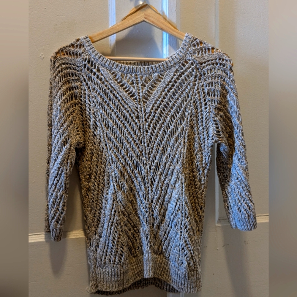 Women's Open-Knit Sweater - Size M (Pre-Owned)
